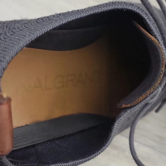 Cole Haan Original Grand Grey‎ Fabric Leather Lace Up Oxford Shoes Mens 9.5 main image 6